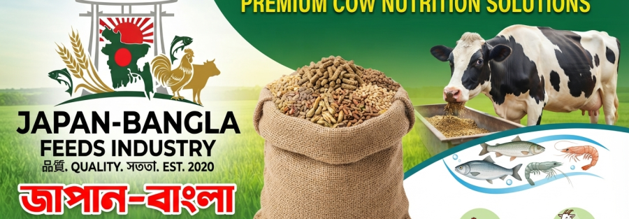 High-quality cow nutrition feed Bangladesh from Japan-Bangla Feeds Ind. Ltd. supporting dairy cows with balanced nutrition for maximum productivity.
