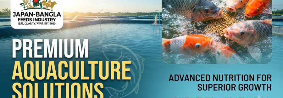 Japan-Bangla Feeds Ind. Ltd. premium fish feed pellets for healthy aquaculture growth in Bangladesh ponds – best fish feed company
