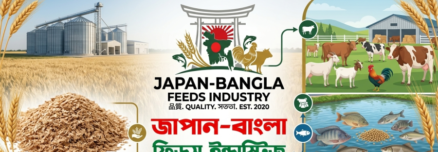 Wheat bran supplier Bangladesh - Japan-Bangla Feeds Ind. Ltd. high-quality animal feed ingredient bags in factory